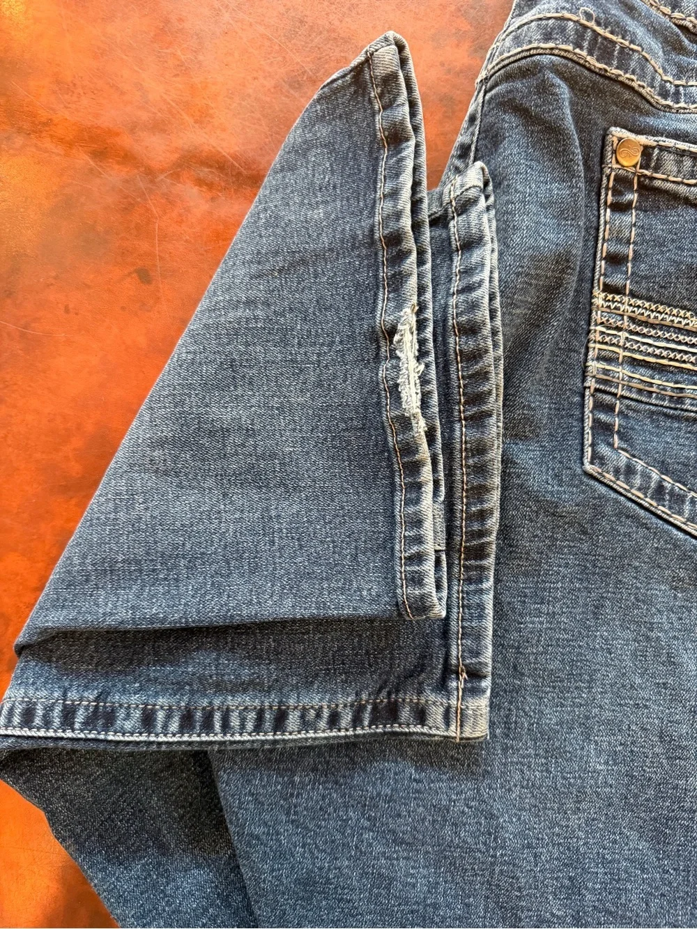 Rock 47 Denim Wrangler 42 x 32 Slim Boot